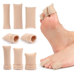 (2 PCS)Nylon silicone toe covers finger split separatorsanti-friction bandages overlapping toe protection covers