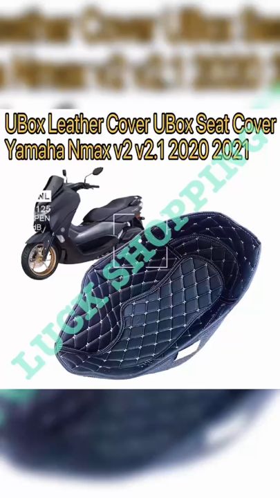 High Quality Ubox Leather Cover Seat Cover For YAMAHA Nmax v2 2020/2021 Motorcycle Accessories Inner Leather Compartment