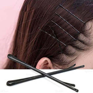 🔥60PCS Black Bobby Pins Women Girls Invisible Flat Wavy Shape Hairpin Hair Grip Clip Hair Accessories LovelylifeFu👍