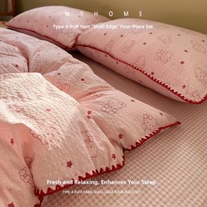 KAMONI | New Non-Pure Cotton Double-Layer Gauze Bedding Set