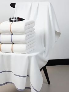 Antibacterial 100% Cotton Absorbent Bath Towel