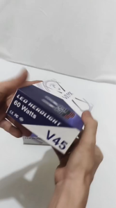 Bohlam Lampu Utama VINYX V45 60 Watt LED Mobil CSP 3570 H11 H4 9005 9006 Canbus Can Bus