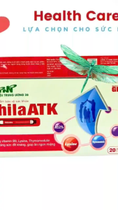 Bổ sức khỏe PhiLa ATK GMP hộp 20 ống Hỗ trợ tăng sức đề kháng giúp ăn ngon miệng.