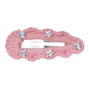 DODOGOGO Sweet Style Star Pattern Wool Hair Clip Womens Duckbill Hair Accessory Side Hair Clip Autumn Winter New Arrival