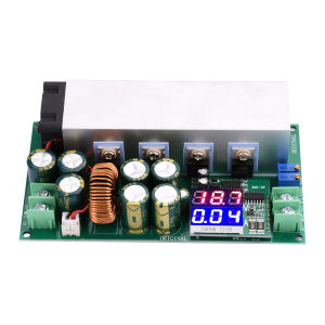 600W DC12-80V 20A โมดูลแปลงไฟแบบปรับได้ กระแสคงที่/แรงดันคงที่ พร้อมหน้าจอแสดงผลแรงดันและกระแส