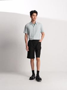 HLA | Three Kingdoms Series Casual Shorts for Men with Elastic Waist Five-divided Design
