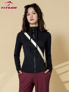 High-End Yoga Sportswear Jacket Women Spring Autumn Running Long Sleeve Hooded Zipper Cycling Fitness Suit Sportswear Set