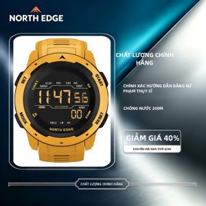 NORTH EDGE | Đồng Hồ Thông Minh Kỹ Thuật Số Phong Cách Quân Đội NORTH EDGE Chống Nước 50m Thời Gian Kép Thể Thao Chạy Bộ Máy Đếm Bước Chân Báo Động Đếm Ngược Cho Nam Nữ