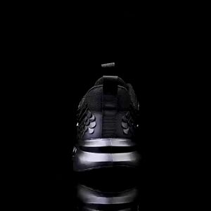 SAFETY SHOES knob buckle Anti-Smashing Anti-Piercing Steel Toe Cap with Rotating Button protection work shoes - XCB88 (BLACK)