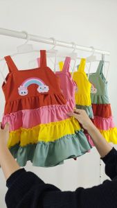 Dress Anak Bayi YURIKO dan Gaun Anak Rainbow 0-4 Tahun BENNA