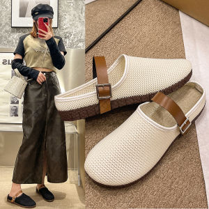 womens shoes summer 2025 cheap shoes clearance free shipping fashion on-slip Net shoes Wearing outside slippers
