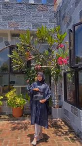 Jas Hujan Ponco Pria Wanita Dewasa Bahan Tebal Kuat Elastis Anti Rembes