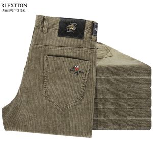 Clearance Special Offer Corduroy Mens Pants Retro Corduroy Straight-Leg Trousers Casual Pants Mens Pants Autumn and Winter Thick Warm