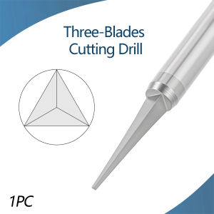 Dental Lab Tungsten Carbide Burs Orthodontic Retainer Membrane Cutting Bur Three Blades HP 2.35mm Dentist Tool