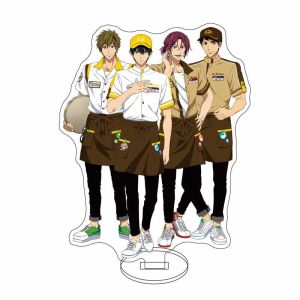 Bandai | Giá Đỡ Mô Hình Anime Acrylic 16CM Miễn Phí! Nanase Haruka Tachibana Makoto Hazuki Nagisa - Đồ Trang Trí Cosplay Quà Tặng Sưu Tầm