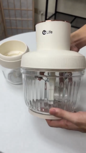 elife เครื่องบดเนื้อ ปั่นผลไม้ โถแก้ว2ใบ ปั่นเนื้อ บดละเอียด บดสับ บดเนื้อ ไก่ เครื่องใช้ไฟฟ้า