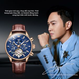 OLEVS | Đồng Hồ Cơ Nam Chống Nước Bào Khung Chứng Nhận Thuỵ Sĩ