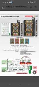 ALQURAN UTSMANI DI SERTAI WAQOF IBTIDA B5