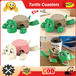 ⭐️【มีในสต๊อก+คลังสินค้าท้องถิ่น】⭐ดีไซน์กดชุดที่รองแก้วรูปเต่าตลกเพื่อทำให้ตาป๊อปเป็นที่วางแก้วที่ไม่เหมือนใครและขี้เล่นสำหรับการใช้งานในบ้านหรือสำนักงาน