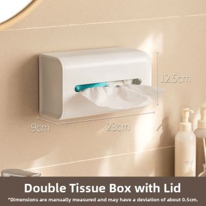 LANJIAOLUO | Wall-mounted Multi-functional Paper Towel Holder for Bathroom and Kitchen