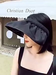 Headband Topi Anti UV Multifungsi UV Protection Dual Use Hair Hoop Sun Cap for Women Outdoor Beach Foldable Wide Brim Bucket Caps Topi Pantai Topi Outdoor Topi Fashion Topi Anti UV Topi Pantai Topi Gulung Water Proof Premium