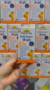 (KÈM QUÀ TỰ CHỌN)Thực phẩm bảo vệ sức khỏe Natures Way Kids Smart Drops Vitamin D3 + K2
