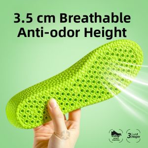 LINGMIAO | Breathable Height-increasing Absorbent Anti-odor Summer Shoe Insoles 3.5cm