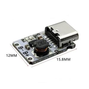 New New 1Pcs Type-C Lithium Battery Charging Protection Boost Power Supply Board 5V Charge And Discharge Integrated Module