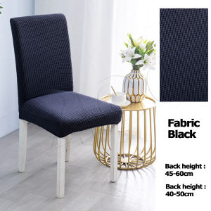 Waterproof Imitation Leather Dining Chair Covers Stretch PU Kitchen Elastic Dining Chair Covers Thickened Cover Kitchen Chairs Protector for Christmas Decor