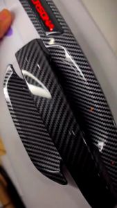 PROTON SAGA VVT 2016-2024 4 PCS DOOR BOWL COVER CARBON ACCESSORIES GLOSSY EFFECT