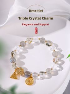 LINGJISHENGHUOGUAN | Zodiac Crystal Bracelet Female Style