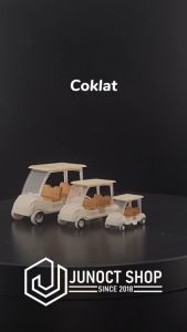 Maket Mobil Golf Buggy Scale 1:64 1:75 1:87 1:100 1:150 Putih Miniatur