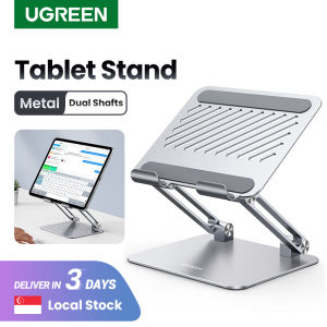 UGREEN Lifting Laptop Stand Table Stand Compatible for iPad Air iPad Pro Macbook M1 Adjustable Full Aluminum Alloy Tablet Holder for Thinkpad T14 Huawei Mate pad Switch