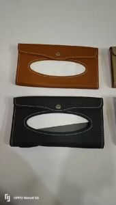 Tempat Tissue/Box Tisue Jepit Di Sun Visor(Penahan Panas Matahari)