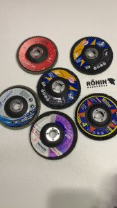 Amplas Susun FlDisc Mata Gerinda Sand Grit 40 60 80 120 10 20 pcs