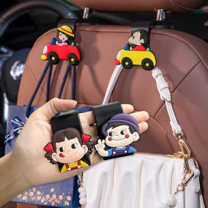 Car Hanging Hooks Multifunctional Seat Backrest Front Row Cute Storage Car Interior Decorative Accessories Che Ge Ming