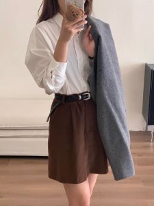 Black Leather Belt Womens Design Sensation Small Audience Top Layer Cowhide No Punching Thin Belt Fashion Accessory