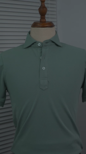Áo polo Cutaway Lucky Men thiết kế lá cổ đứng fom chất vải cotton thoáng khí trẻ trung cho nam