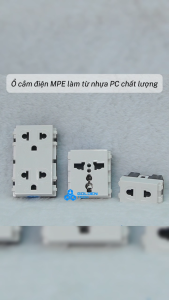(MPE) Các loại ổ cắm đơn đôi 2 chấu 3 chấu đa năng Seri A60