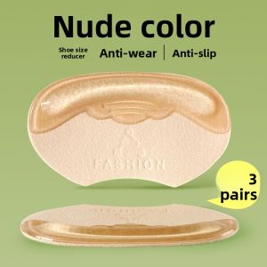 LINGMIAO | 4D Silicone Heel Protector Anti-Slip Anti-Blister Shoe Insoles Half Size