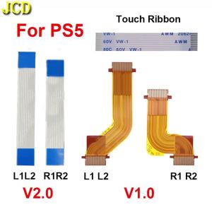 JCD Left Right R1 R2 L1 L2 Motor Connect Ribbon Flex Cable Handle Button Board For PS5 V1.0 V2.0 Controller Touch Ribbon Cable