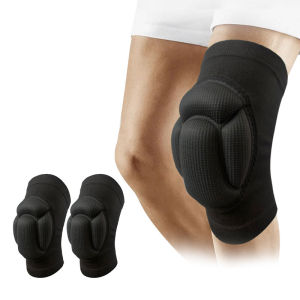 1 Pair/2Pcs Thickening Knee Pads Protection Sports Elastic Knee Protector Fitness Basketball Volleyball Anti Collision Pads