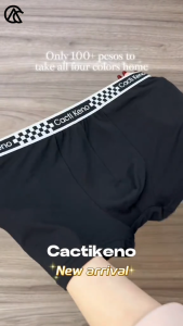 Cacti Keno 4Pcs Cotton Boxer For Men Versatile Breathable 7A Antibacterial Flat Underwear With Super Large Elasticity And Large Size M-2XL