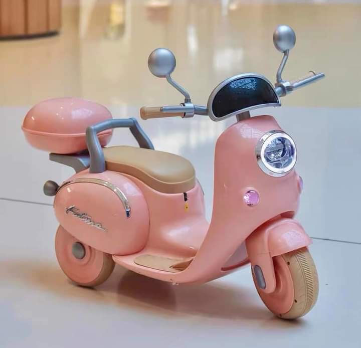 KIDS ELECTRIC MOTORBIKE WITH MUSIC/ LIGHT CHARGER 2-5URS OLD