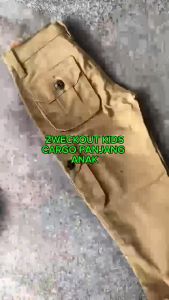 Zweckout Label Celana Cargo Anak Laki Laki Panjang Usia 2 - 12 Tahun Tanggung Mocca