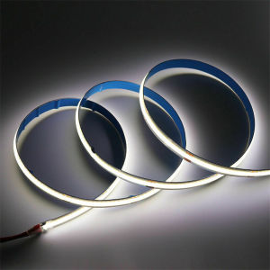 5V COB LED Light Strip 3AA Battery Powered Flexible Ribbon Diode 8MM High Density Linear Lighting Cabinet Lighting for Cabinet