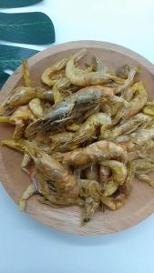 Udang kering premium plus carophyll untuk ikan Channa Arwana Louhan dll