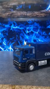 Diecast Miniatur Mainan Mobil Truk Kontainer Engkel Box Fuso Cargo Besi Metal LED