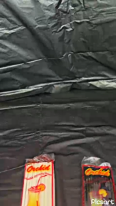 SEDOTAN PLASTIK/SEDOTAN SEKALI PAKAI ORCHID 1 PAK 25 PCS 6 MM PUTIH HITAM TERMURAH