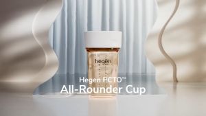 Hegen PCTO All-Rounder Cup Bottle PPSU 100% Original 240ml/8oz Drinking Bottle (Blue Pink White Color) Baby & Kids